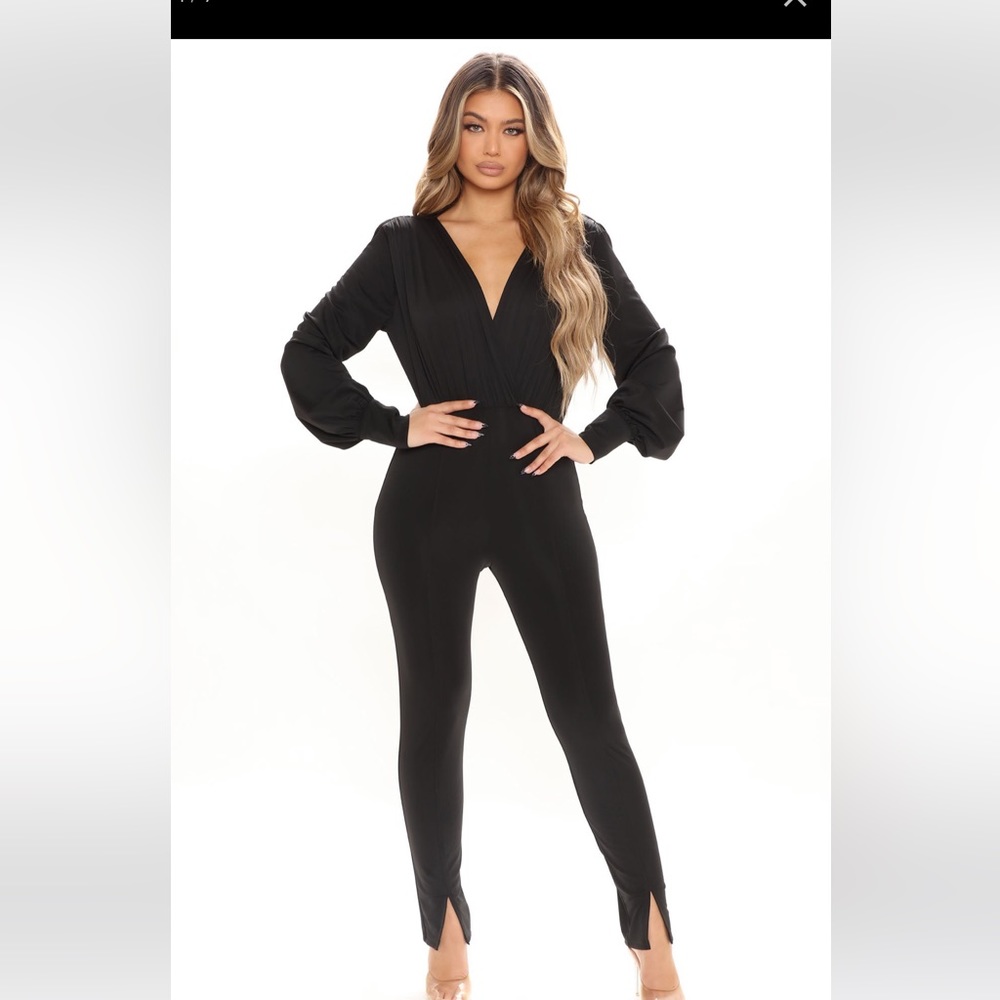 NWT FASHION NOVA BLACK JUMPSUIT